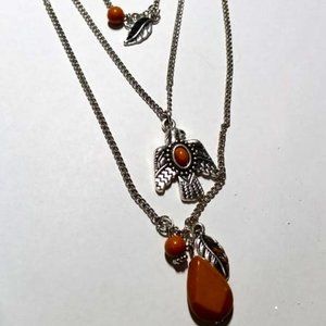 Stacked Bird Necklace